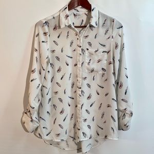 Reitmans - long sleeve button down blouse. Size XS
